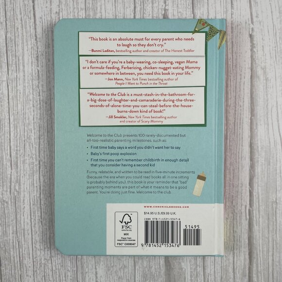 ๐ 3/$25 Welcome to the Club: 100 Parenting Milestones by Raquel D'Apice - Picture 2 of 5